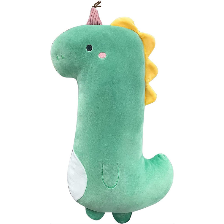 Zoomie Kids Plush Pillow Cute Soft Body Pillow Dinosaur Stuffed Animal